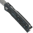 Maserin 502 Power Knife Arctic Storm FatCarbon, Satin MagnaCut by Sergio Consoli (502/BM)