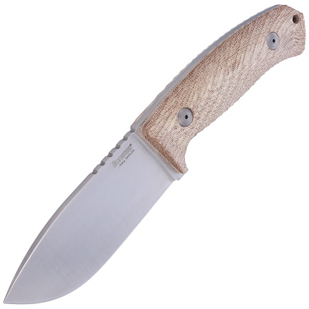 Nóż LionSteel M3 Natural Canvas Micarta, Satin Niolox by Michele Pensato (M3 CVN)