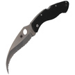 Spyderco Civilian G-10 Black SpyderEdge Knife (C12GS)