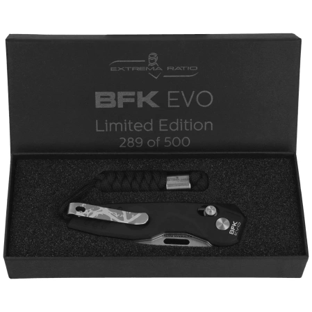 Extrema Ratio Carry Box Set: BFK EVO LE No. 289/500 Folding Knife, Cap, Wallet, Carbon Card (04.1000.0174/B-KIT)