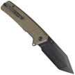 Civivi Knife Bhaltair Green Burlap Micarta, Black 14C28N (C23024-3)