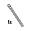 Civivi Stonewashed Gray Titanium clip and screw set for Civivi Baby Banter (T003A)