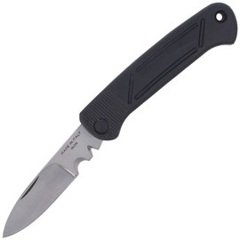 Nóż składany monterski dla elektryka MAC Coltellerie B05E Black FRN, Satin W 1.4028 (MC B05E.N)