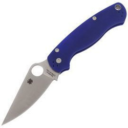 Spyderco Para Military 2 G-10 Dark Blue CPM S110V Knife (C81GPDBL2)