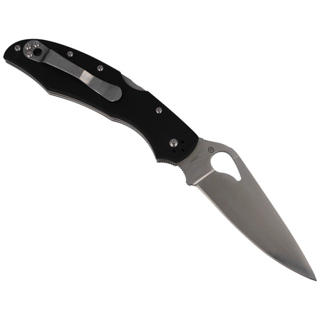 Spyderco Byrd Cara Cara 2 G-10 Black, PlainEdge (BY03GP2)