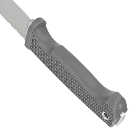 Nóż Demko FreeReign Drop Point Grey Rubberized, Satin AUS10A by Andrew Demko (FR-10A-GREY)