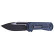 WE Knife Double Helix Blue Titanium, Black Stonewashed CPM S35VN (815C)