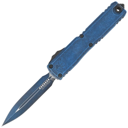Nóż automatyczny OTF Microtech Ultratech Gen III ZBP D/E Cerakote Weathered Blue Aluminium, Cerakote Weathered Blue M390MK by Tony Marfione (1122-1WBL)