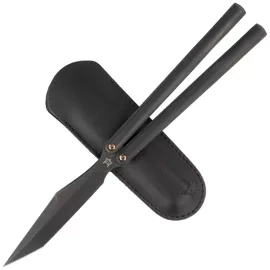 Fox PHI Knife Black PVD Titanium, Black PVD M390 by Vincenzo Fiore (FX-570 TiB)