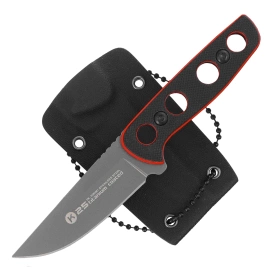 K25 Neck Knife Black/Red G10, Titanium 7Cr17Mov (32690)