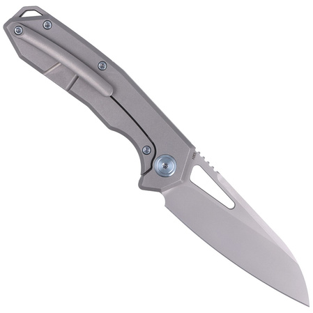Nóż składany Kubey Vagrant Gray Titanium, Sandblasted CPM S30V by Maksim Tkachuk (KB284A)