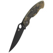 Spyderco Military G-10 Camo / Black Blade Knife (C36GPCMOBK)