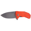 LionSteel KUR G10 Orange, Stonewashed Sleipner by Molletta (KUR OR)