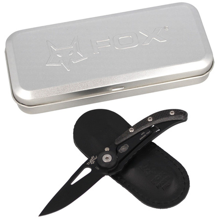 Fox Trendy Knife Black G10, Black PVD 440C by Moris Baroni (461G10)