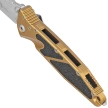 Microtech Socom Elite T/E-M Knife Tan Aluminium, Stonewashed M390MK by Tony Marfione (161-10TA)
