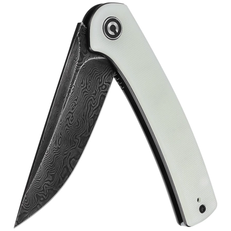 Nóż składany Civivi Mini Asticus Natural G10, Black Hand Rubbed Damascus (C19026B-DS1)