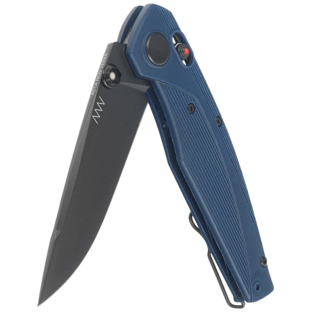 ANV A100 BB Knife Blue GRN, Black DLC Sleipner (ANVA100-020)