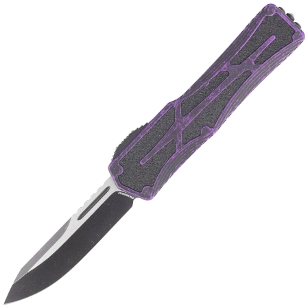 Heretic Knife Colossus SE Breakthrough Purple Aluminum, Two Tone Black Battleworn MagnaCut by Tony Marfione Jr.