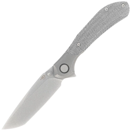 Nóż składany Bestech Constellation Grey Titanium/Black Micarta, Dark Bead Blasted/Stonewashed MagnaCut by Munko Knives (BT2501A)