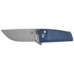 Herbertz CJH Knife Blue Micarta, Satin D2 (10000586)