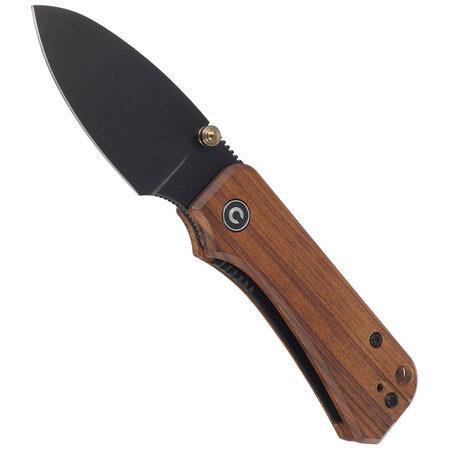 Civivi Baby Banter Cuibourtia Wood, Black Stonewashed Nitro-V by Ben Petersen (C19068SB-2)