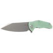 Kubey Flash KU158I Knife Jade G10, Bead Blasted AUS-10