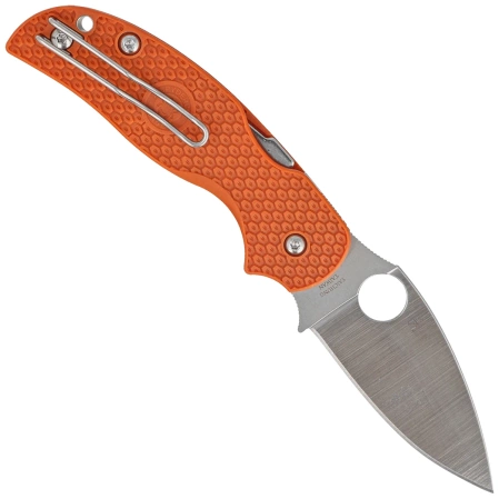 Nóż składany Spyderco Sage 5 Burnt Orange FRN, Satin Plain CPM REX 121 (C123BORP)