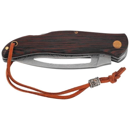 Nóż składany Martinez Albainox Wengue Wood, Laser Pattern 3Cr13Mov (18754)