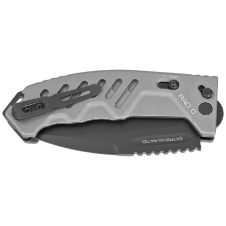 Nóż składany Extrema Ratio RAO C Tactical Grey Aluminium, Black MIL-C N690 (04.1000.0176/BLK/GRY)