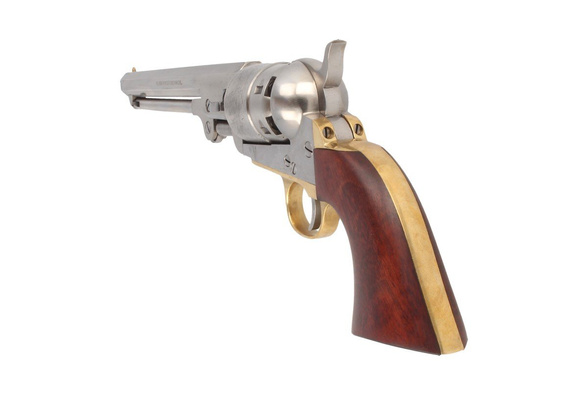 Pietta Revolver 1851 Colt Navy Yank Old Silver .44 (YANB44)