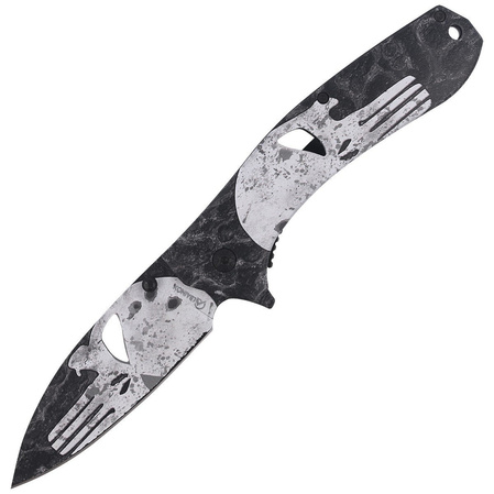 Nóż składany Martinez Albainox Skull 3D Aluminium, 3D Printed 3Cr13MoV (18462)