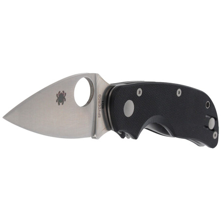 Spyderco CAT G-10 Black PlainEdge Knife (C129GP)
