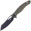 Kubey Drake KU239B Knife OD Green G10, Darkwashed AUS-10 by Maksim Tkachuk