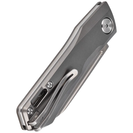 Nóż składany Real Steel Solis Gray Titanium, Satin N690 by Poltergeist Work (7061S)