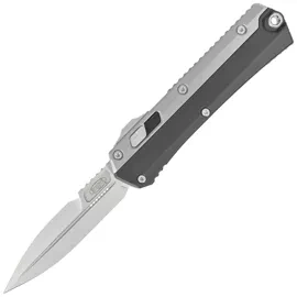 Microtech Glykon D/E Bayonet Black Aluminium/Titanium, Stonewashed by Tony and Sean Marfione (184-10)