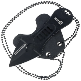 Nóż na szyję K25 RK-32759 Black Steel, Black Titanium 7Cr17Mov