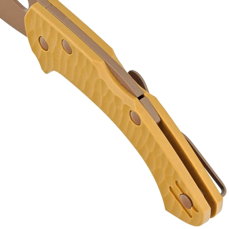 Fox Zero 2.0 Desert Warrior Coyote Tan FRN, Coyote Top Shield Becut by Jens Ansø knife (FX-311 CT)