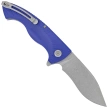 Nóż składany Kubey Timberwolf KU208G Blue G10, Stonewashed 14C28N