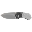 Remette RT-Meteor Knife Black Titanium/Gray Carbon Fiber, Pearlescent M390 (RTPT-B)