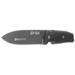 K25 RK-32392 AH-64 Knife Black Rubber, Titanium 7Cr17Mov