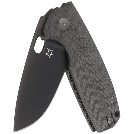 Nóż składany FOX Core Black Carbon Fiber, PVD Elmax by Jesper Voxnæs (FX-604 CF)