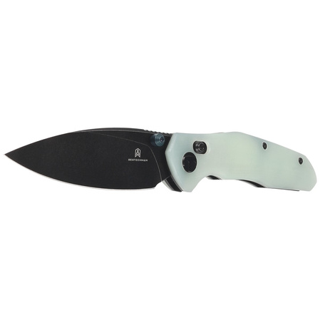 Bestechman Ronan Knife Jade G10, Black Titanized Stonewashed 14C28N (BMK02I)