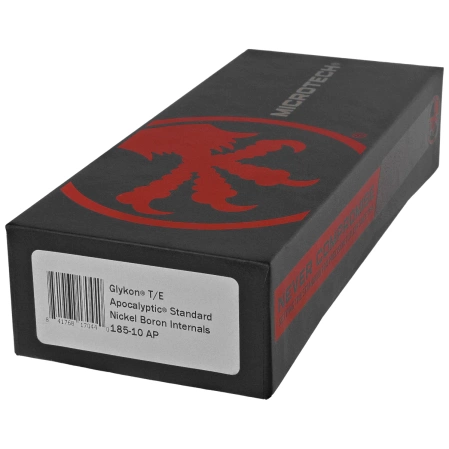 Microtech Glykon T/E OTF Knife Black Aluminium / Apocalyptic Titanium, Apocalyptic M390 by Tony and Sean Marfione (185-10AP)