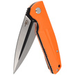 Bestech Fin Orange G10, Satin/Black 14C28N Knife (BG34B-2)