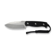 Sencut Toxodon Knife Black G10, Stonewashed 9Cr18MoV (S24036-1)