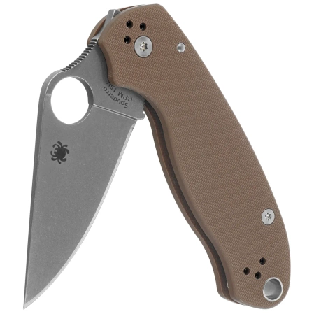 Nóż składany Spyderco Para 3 Sprint Run Brown G10, Satin CPM 15V by Sal i Eric Glesser (C223GPBN15V)