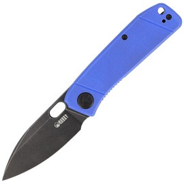 Nóż składany Kubey Hyde Blue G10, Dark Stonewashed 14C28N by Colin Maisonpierre (KU2104E)