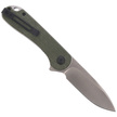 Nóż składany CIVIVI Elementum Flipper Dark Green Micarta, Satin Finish (C907T)