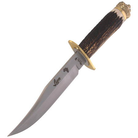 Muela Knife Big Five Deer Stag, Satin 1.4116 Gift Box (LION-16BF)