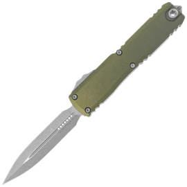 Microtech Ultratech Gen IV D/E OTF Knife OD Green Aluminum, Apocalyptic M390MK by Tony Marfione (11224-10APOD)